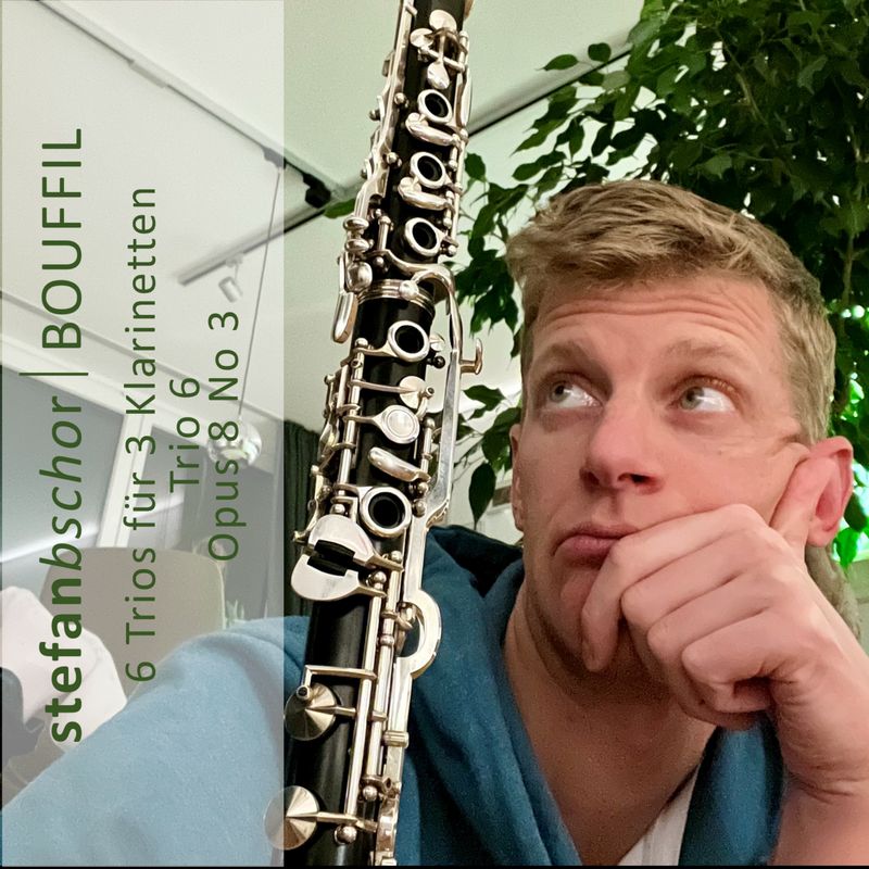 BOUFFIL: 6 Trios für 3 Klarinetten Opus 8 No 3